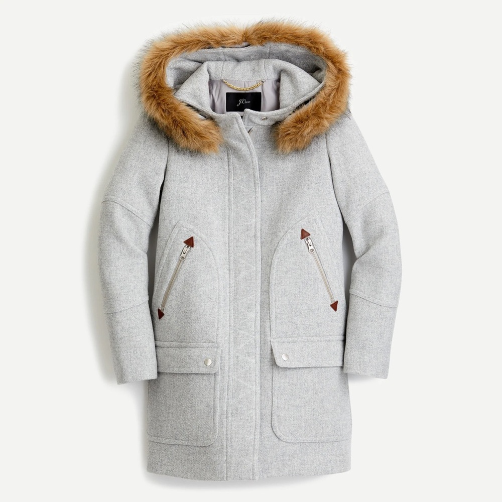 Chateau parka in Italian stadium-cloth wool